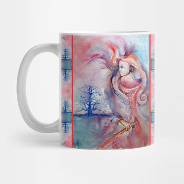 AVALON / Magic and Mystery Pink Blue Fantasy Arthurian Legends by BulganLumini